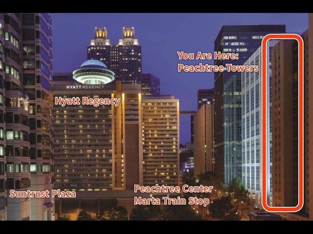 Stayatl High Rise Condo Downtown Atl With Views アトランタ エクステリア 写真