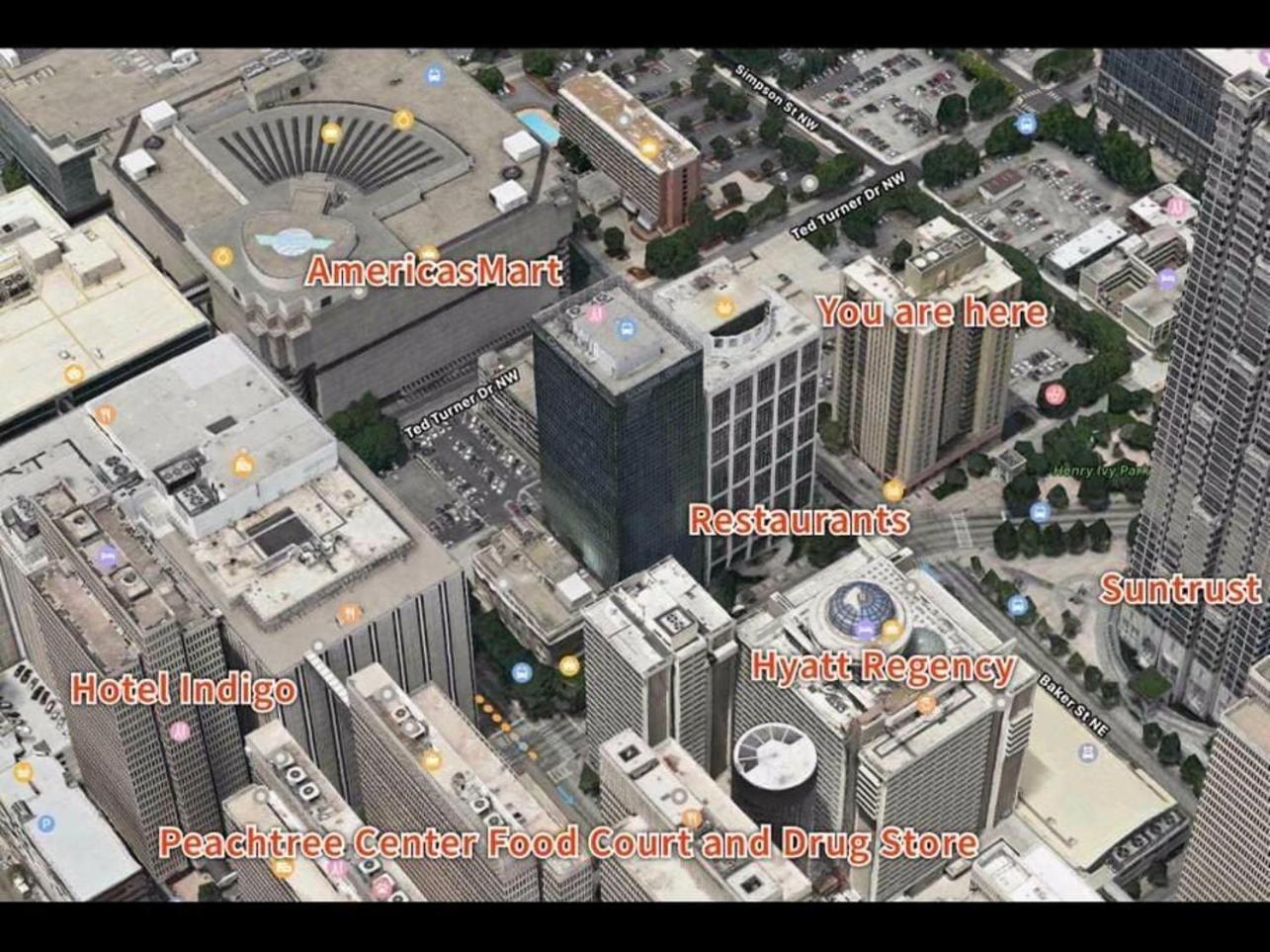 Stayatl High Rise Condo Downtown Atl With Views アトランタ エクステリア 写真